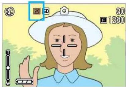 Illustration of a person wearing a hat with facial markings and a 3D coordinate system, likely for image editing or scoring.