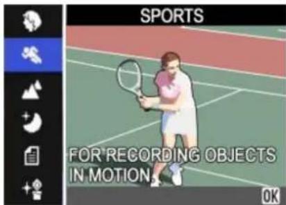 SPORTS FOR RECORDING OBJECTS IN MOTION OK