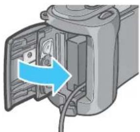 ROLLEI dr5100 - Insert the AC Adapter Battery. - 2