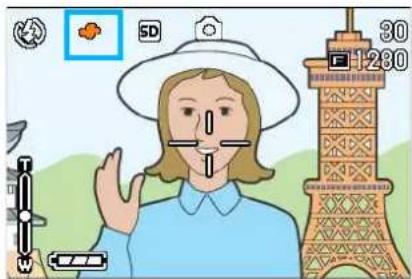 Illustration of a person wearing a hat with Eiffel Tower and camera interface elements including 5D, 30, 1230, and control buttons.
