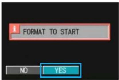 FORMAT TO START NO YES