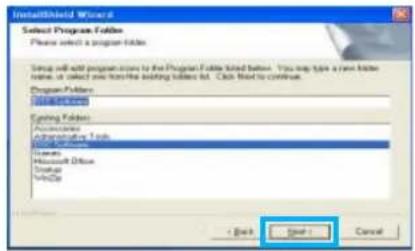 InstallShield Wizard 4 Select Program Folders Please select a program folder. Setup will add program icons to the Program Folder listed below. You may type a new folder name, or select one from the existing folders list. Click Next to continue. Program Folders: 100000000000 Existing Folders: Accessories Authentication Tools Microsoft Office Oracle WorkUp < Back Next > Cancel