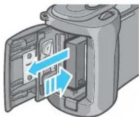 ROLLEI dr5100 - Remove the rechargeable battery. - 1