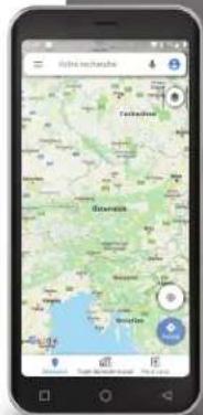 EMPORIA Smart.5 - Comment rechercher un itinéraire avec une application de navigation ? - 2