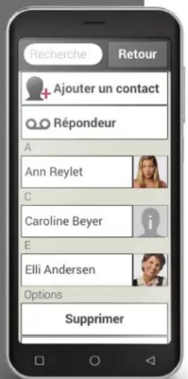 EMPORIA Smart.5 - > Supprimer l'historique des appels - 2