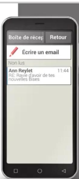 EMPORIA Smart.5 - > Comment trouver les nouveaux e-mails ? - 1