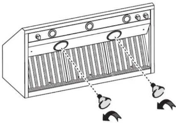WHIRLPOOL JXW9030HP - Remplacement des lampes à rayons infrarouges - 1