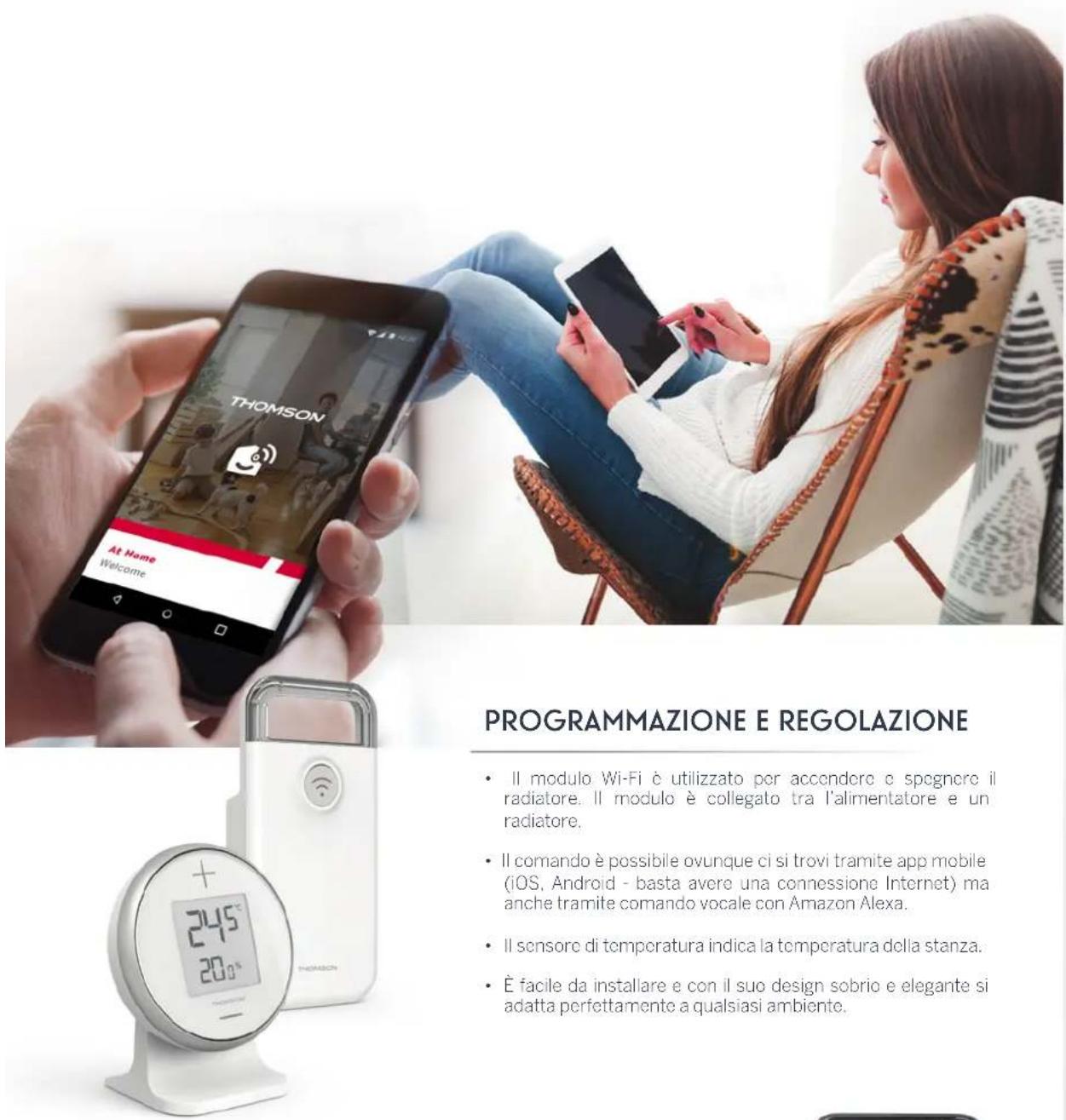 THOMSON CALIB 520010 - Termostato connesso Wi-Fi - 1