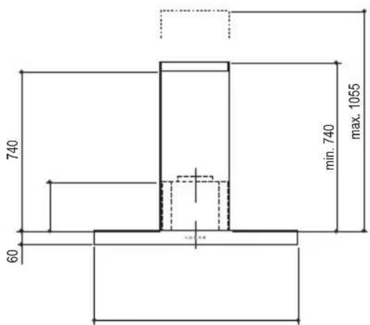 SMEG KSE60X1 - Platzbedarf - 1
