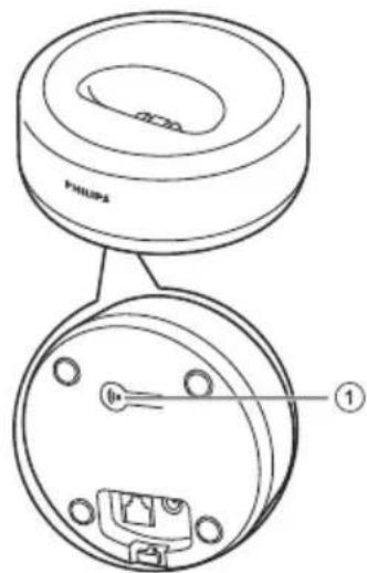 PHILIPS D166 - Présentation de la base - 1