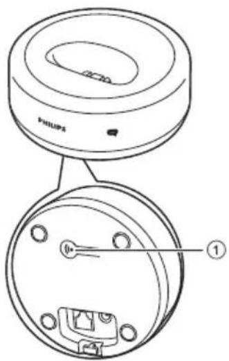 PHILIPS D166 - Présentation de la base - 2