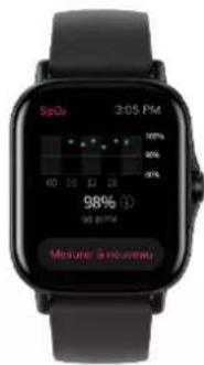 AMAZFIT GTS 2E - Précautions à prendre pour mesurer la SpO_2 - 2