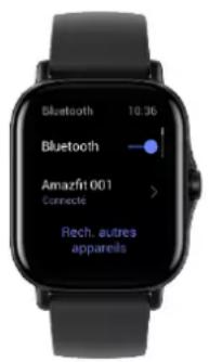 AMAZFIT GTS 2E - Paramètres Bluetooth - 1