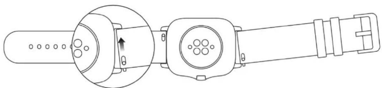 AMAZFIT GTS 2E - Port et remplacement du bracelet de la montre - 1