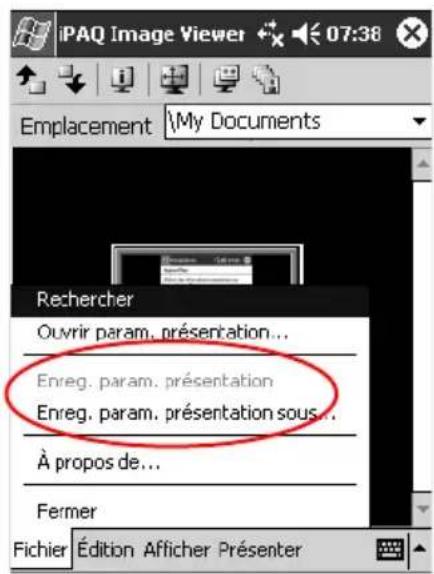 HP iPAQ h1937 - Enregistrement d'une presentation - 1