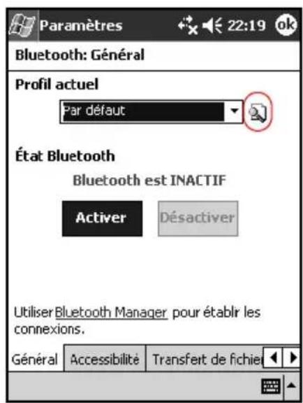 HP iPAQ h1937 - Creation d'un profil - 1