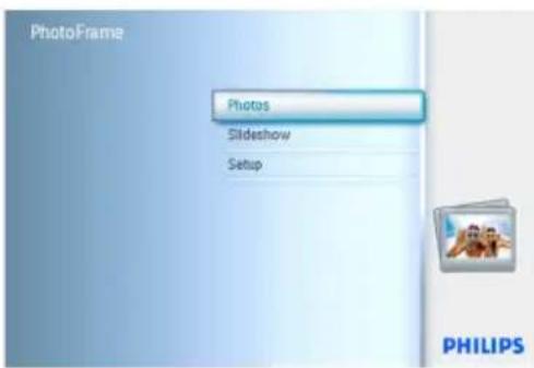PHILIPS PhotoFrame 7FF2CMI - Activation du PhotoFrame - 1