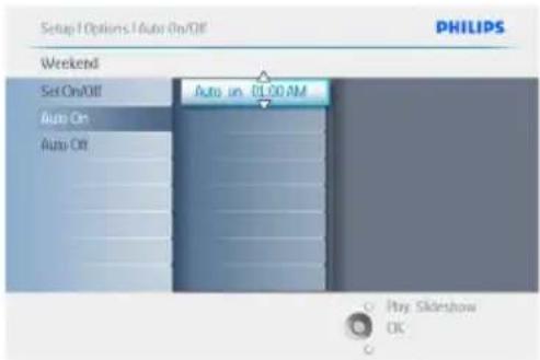 PHILIPS PhotoFrame 7FF2CWO - Week-end : du samedi 00H00 au dimanche 23H59 - 3