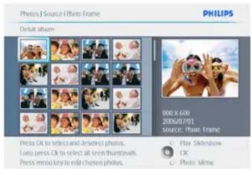 PHILIPS PhotoFrame 7FF2CWO - Suppression de photos - 4