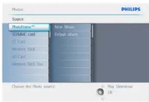 PHILIPS PhotoFrame 7FF2CWO - Suppression d'un album - 2