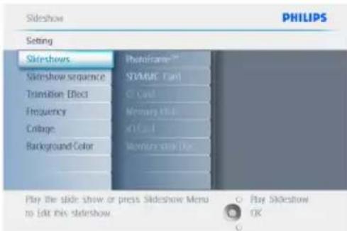 PHILIPS PhotoFrame 7FF2CWO - Suppression d'un diaporama - 2