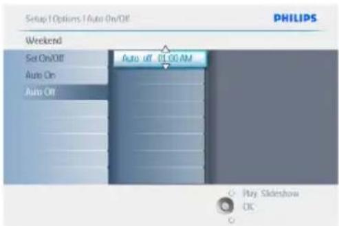 PHILIPS PhotoFrame 7FF2CWO - Week-end : du samedi 00H00 au dimanche 23H59 - 4
