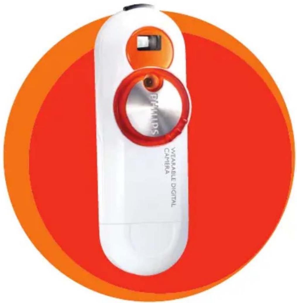 PHILIPS KEY008 - appareil photo numérique pendentif - 1