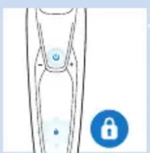 PHILIPS Series 9000 S9712 - Deactivating the travel lock - 1