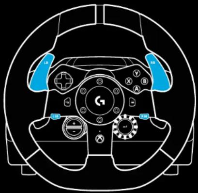LOGITECH G923 - PARAMÉTRAGE DU SYSTème À DOUBLE EMBRAYAGE - 1