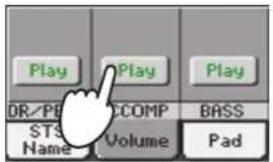 KORG Pa900 - Activer/couper les pistes du style - 2