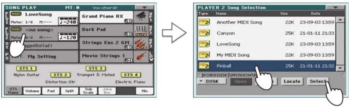 KORG Pa900 - Mixer deux morceaux - 2