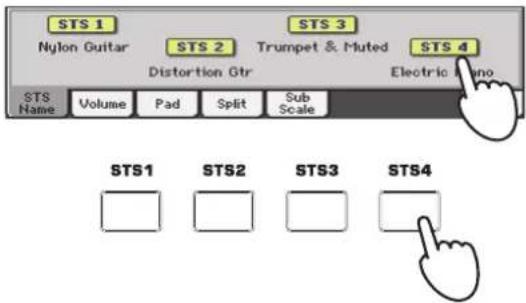 KORG Pa900 - Single touch settings (STS) - 2