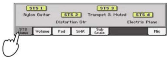 KORG Pa900 - Single touch settings (STS) - 1