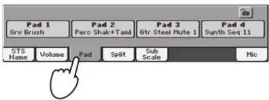 KORG Pa900 - Les pads - 1