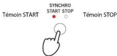 KORG Pa900 - Appuyez sur le bouton synchro-start/stop pour allumer le témoin START. - 1