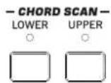 KORG Pa900 - Vérifiez qu'un des modes chord scan est sélectionné. - 1