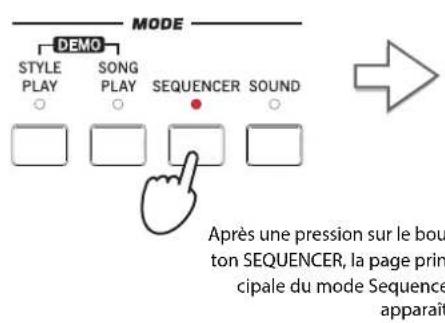 KORG Pa900 - Passer en mode backing sequence (quick record) - 1