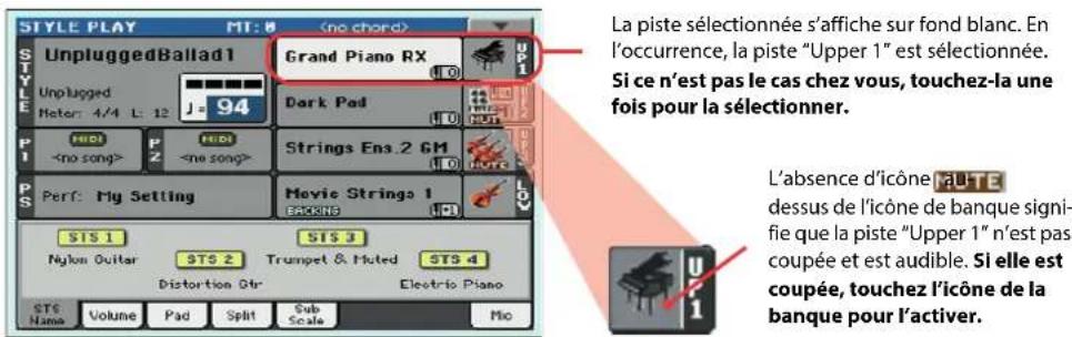 KORG Pa900 - Sélectionner un son pour jouer sur le clavier - 1