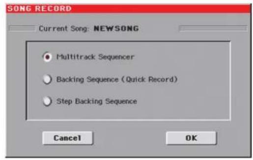 KORG Pa900 - Passer en mode backing sequence (quick record) - 4