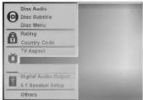 LG DV5942E1 - Idioma do menu - 1