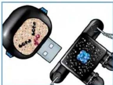 PHILIPS Swarovski FM02SW00 - Connexion de la clé mémoire USB à votre ordinateur - 1