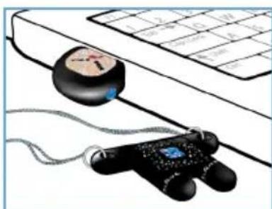 PHILIPS Swarovski FM02SW00 - Anschluss des USB Memory Key an Ihren Computer - 2