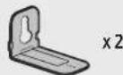 SAMSUNG HWQ950A - Componenti del supporto per montaggio a parete - 4