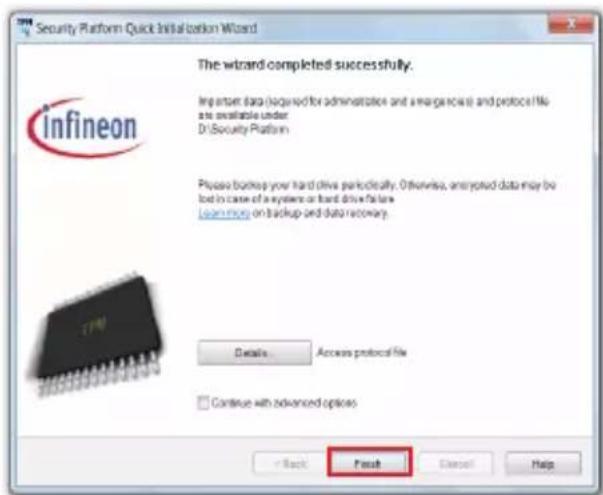 ASUS Eee Slate EP121 - Initialiser la plate-forme Infineon Security - 5