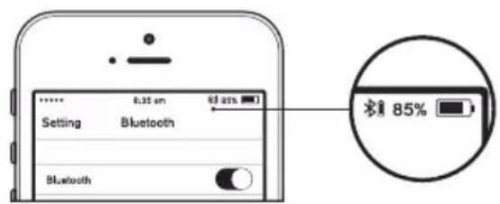 PHILIPS TAT3255 - Voyant LED de batteries sur l'etat de l'oreillette - 1