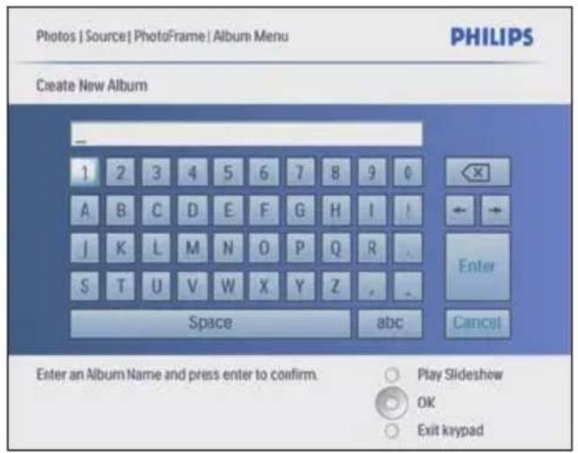 PHILIPS 8FF3CME - Création d'un album - 2