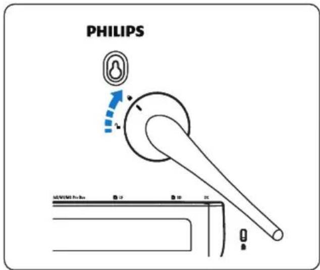 PHILIPS 8FF3CME - Montage du pied - 2