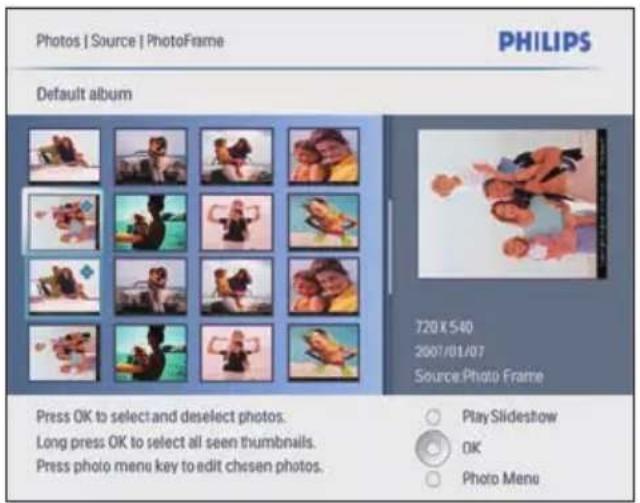 PHILIPS 8FF3CME - Copie de photos vers/depuis le PhotoFrame - 2