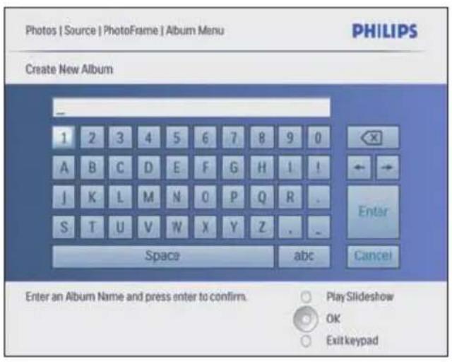 PHILIPS 8FF3CME - Modifi cation du nom d'un album - 1