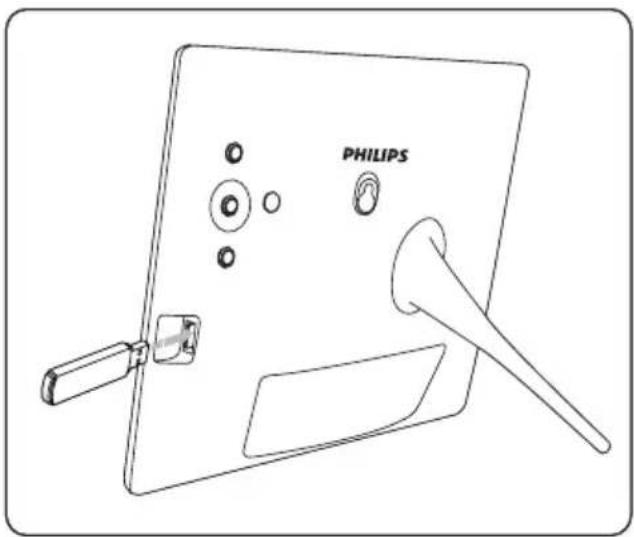 PHILIPS 8FF3CME - Connexion d'un périphérique de stockage - 1